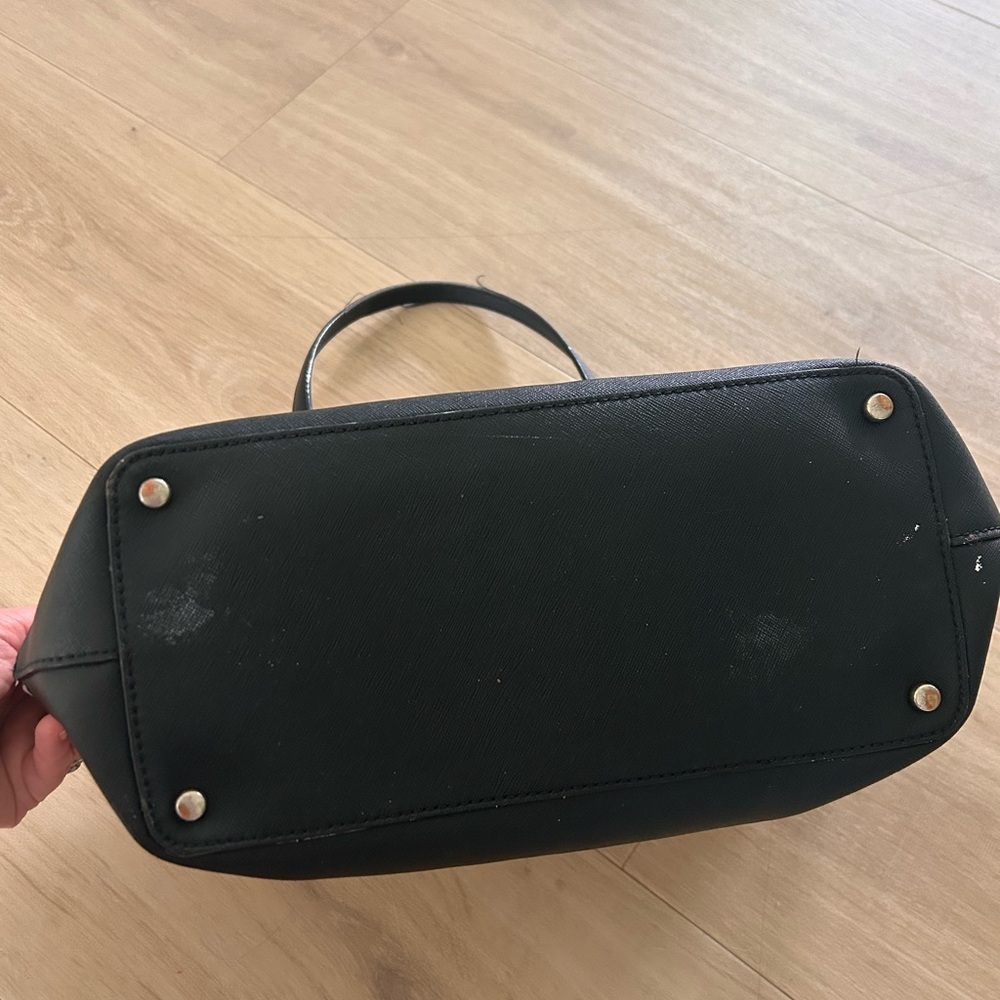 Kate spade Two-Tone Tote Bag with Gold Accents - Picture 3 of 4